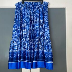 Ralph Lauren Paisley Maxi Skirt